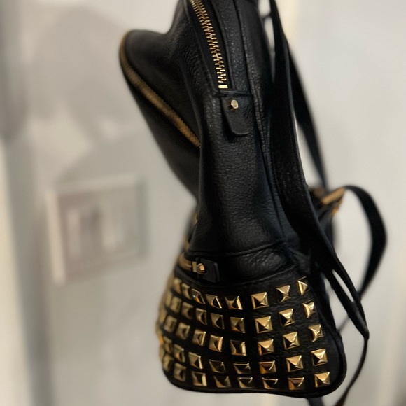 Michael Kors Backpack with gold studs. main image 4